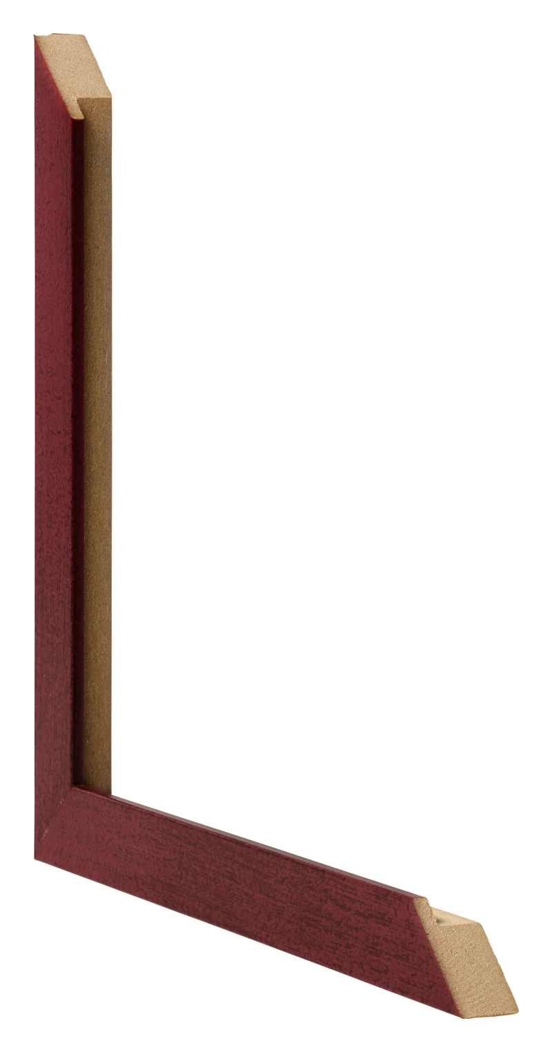 Bilderrahmen 61x91,5 cm - Weinrot Gewischt - MDF - Bologna