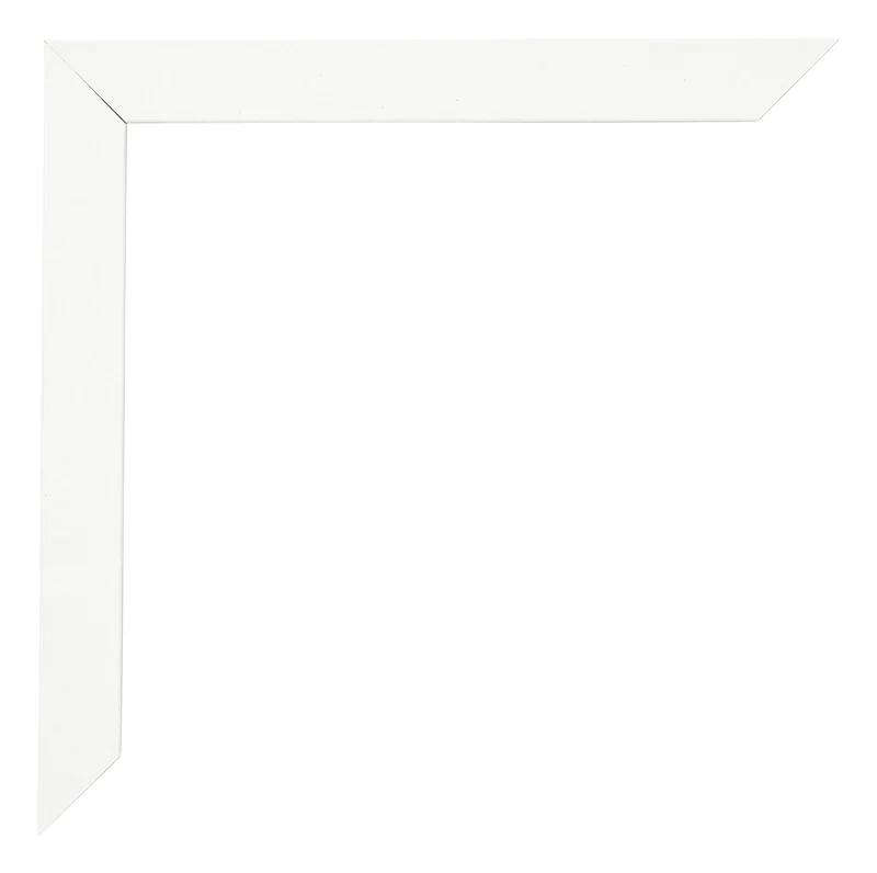 Bilderrahmen 30x30 cm - Weiß Hochglanz - MDF - Bologna