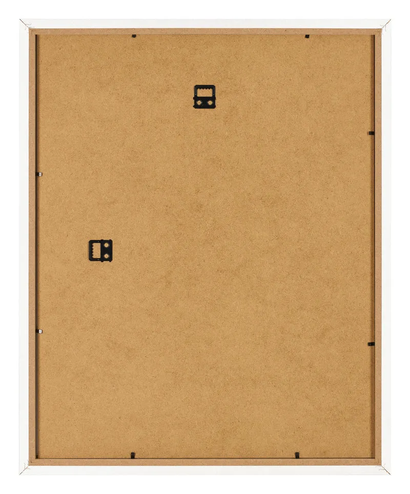 Bilderrahmen 24x30 cm - Weiß Hochglanz - MDF - Bologna