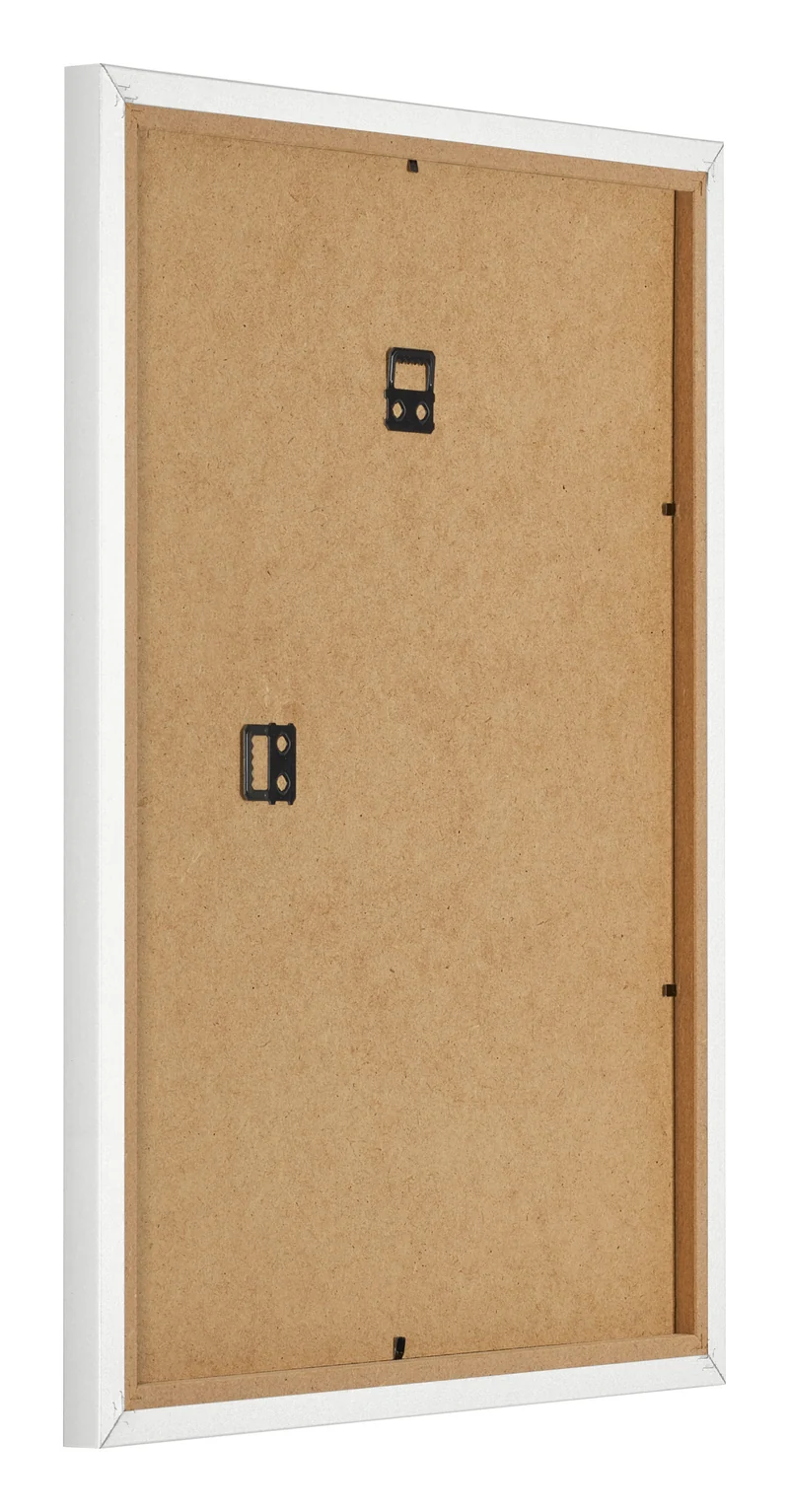 Bilderrahmen 24x32 cm - Weiß Hochglanz - MDF - Bologna