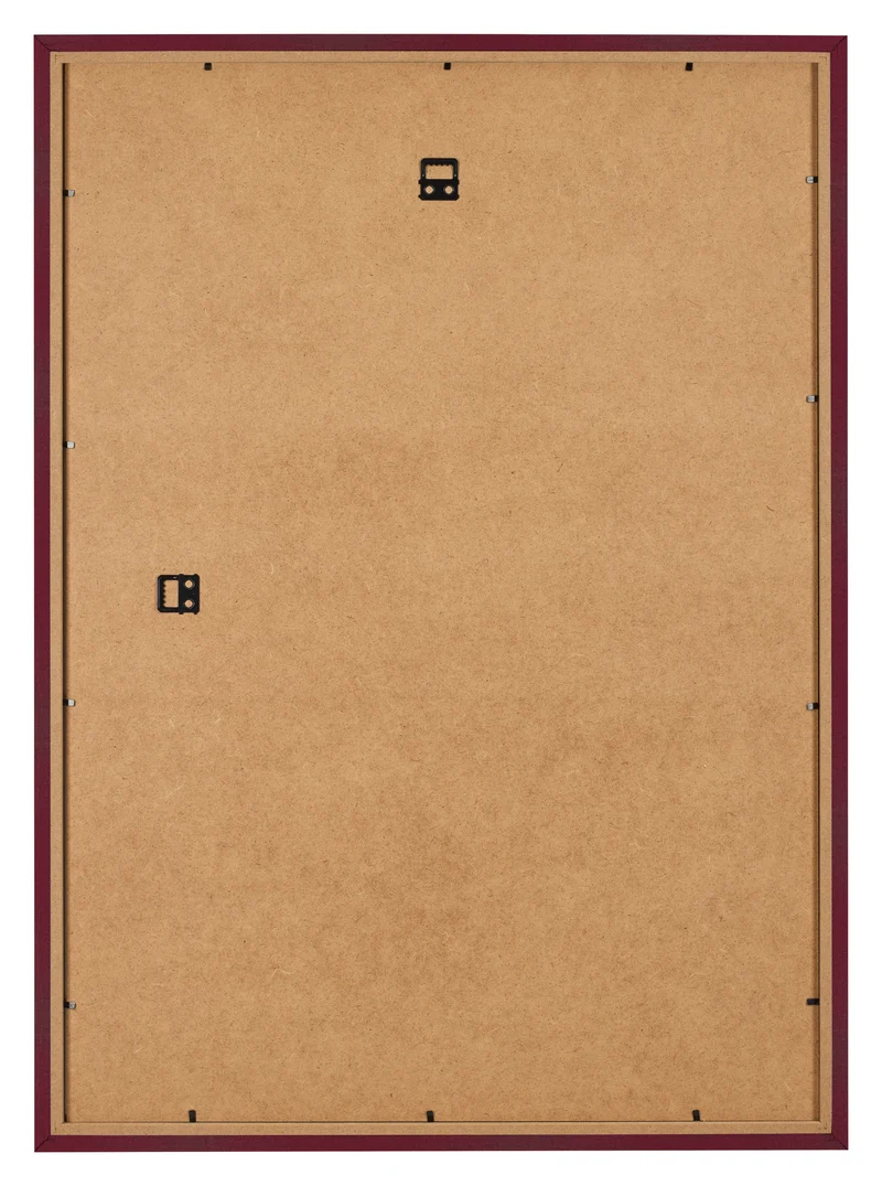 Bilderrahmen A2 - 42x59,4 cm - Weinrot Gewischt - MDF - Bologna