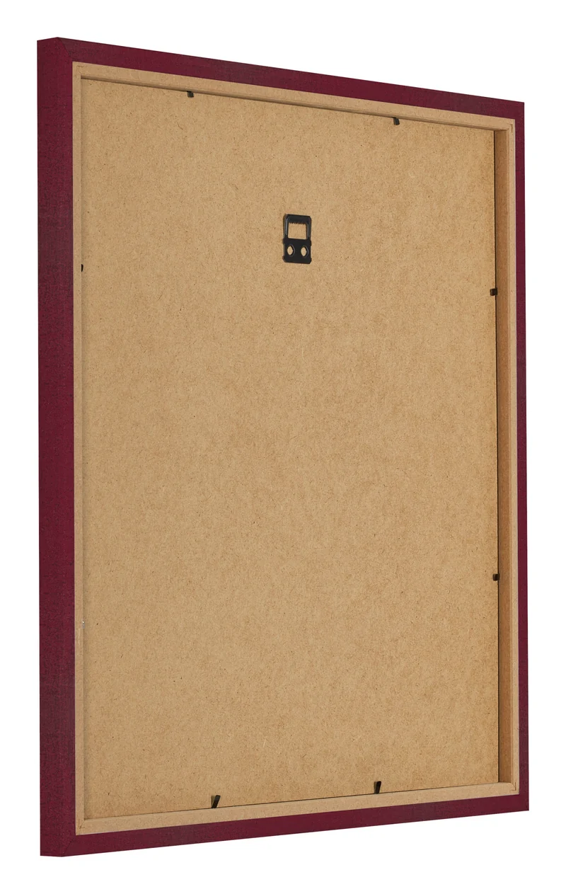 Bilderrahmen 70x70 cm - Weinrot Gewischt - MDF - Bologna