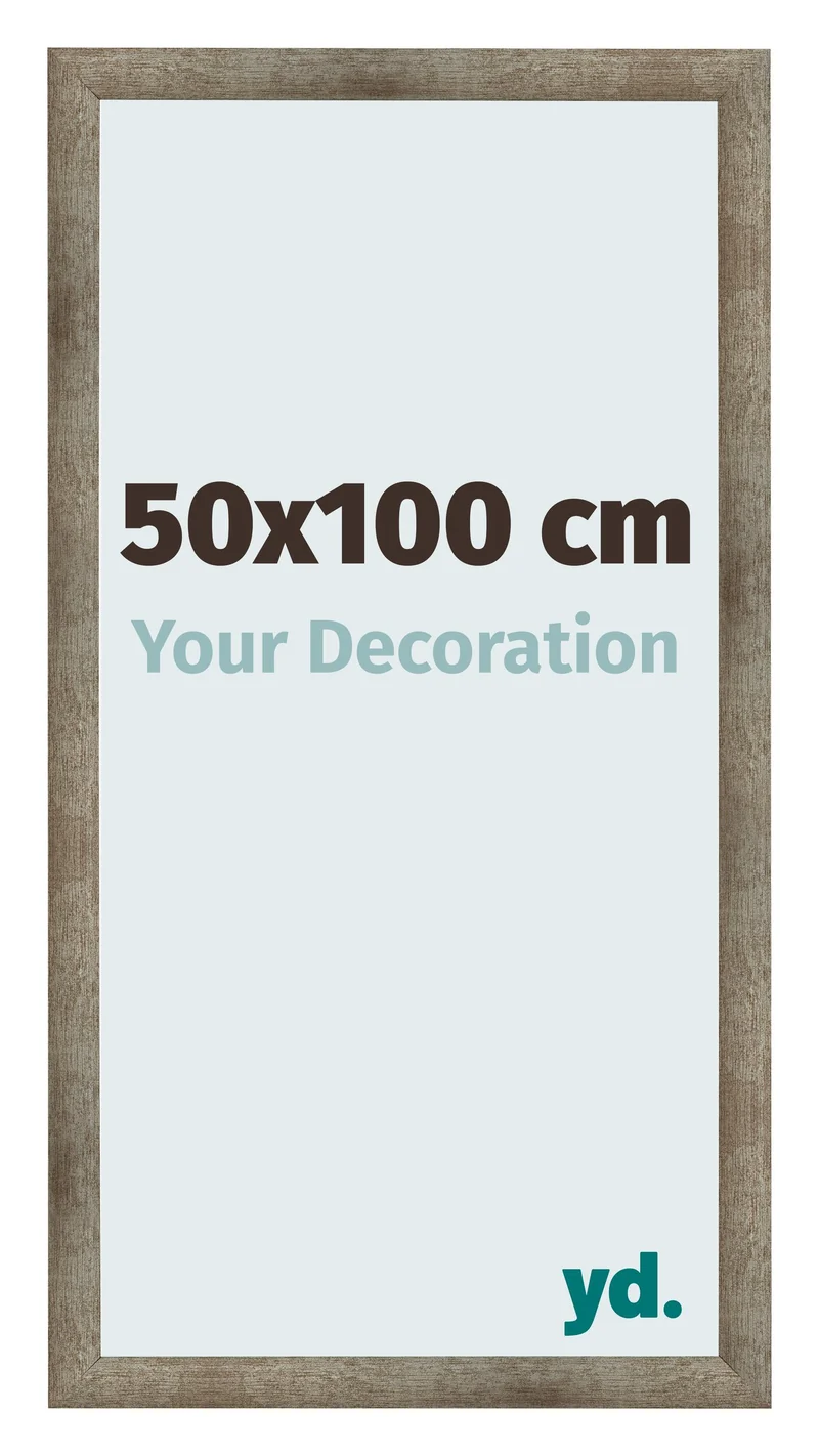 Bilderrahmen 50x100 cm - Metall Vintage - MDF - Bologna