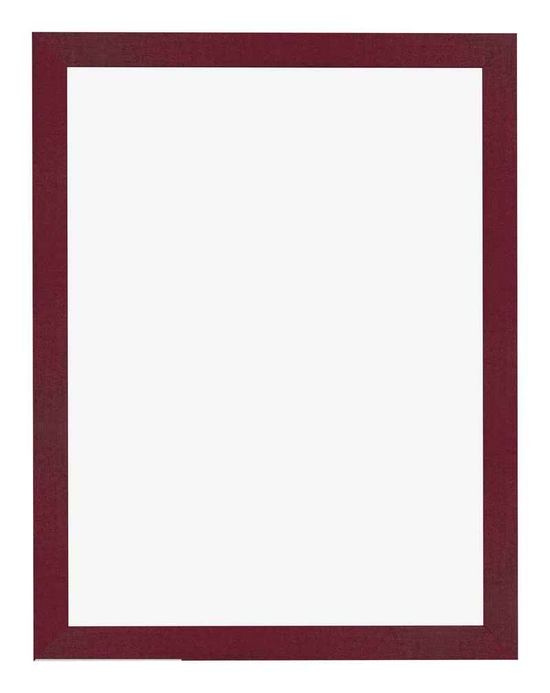 Bilderrahmen 45x60 cm - Weinrot Gewischt - MDF - Bologna
