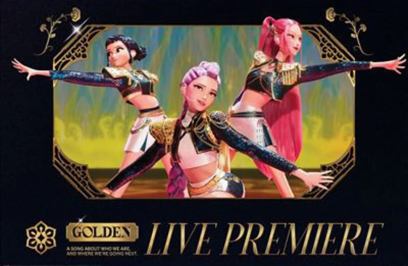 Poster KPop Demon Hunters - Golden Live 91,5x61cm