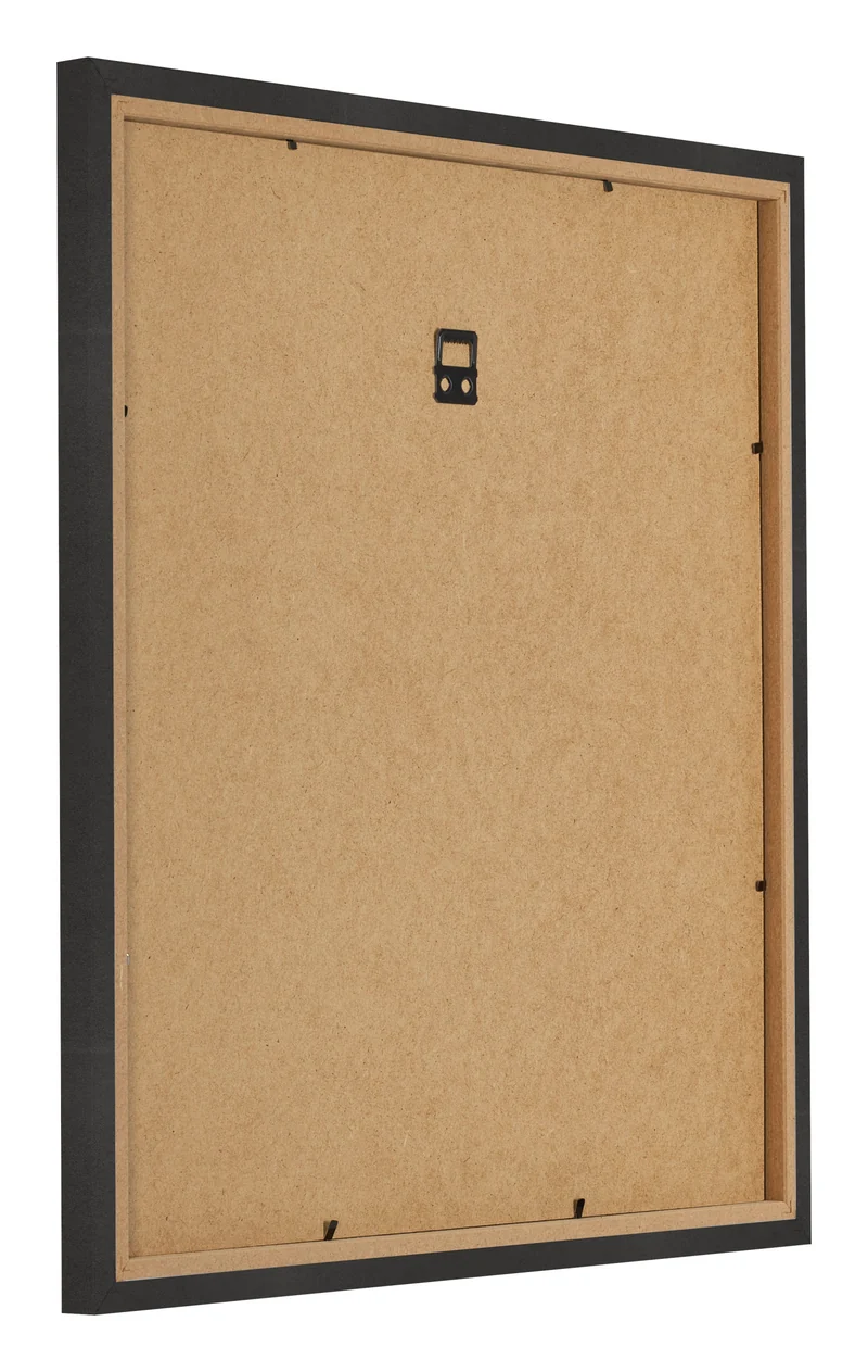 Bilderrahmen 45x45 cm - Schwarz Matt - MDF - Bologna