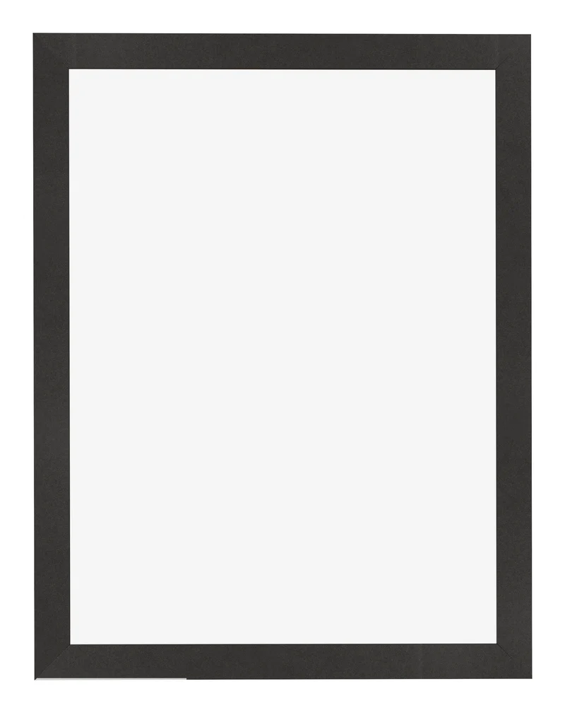 Bilderrahmen 45x60 cm - Schwarz Matt - MDF - Bologna