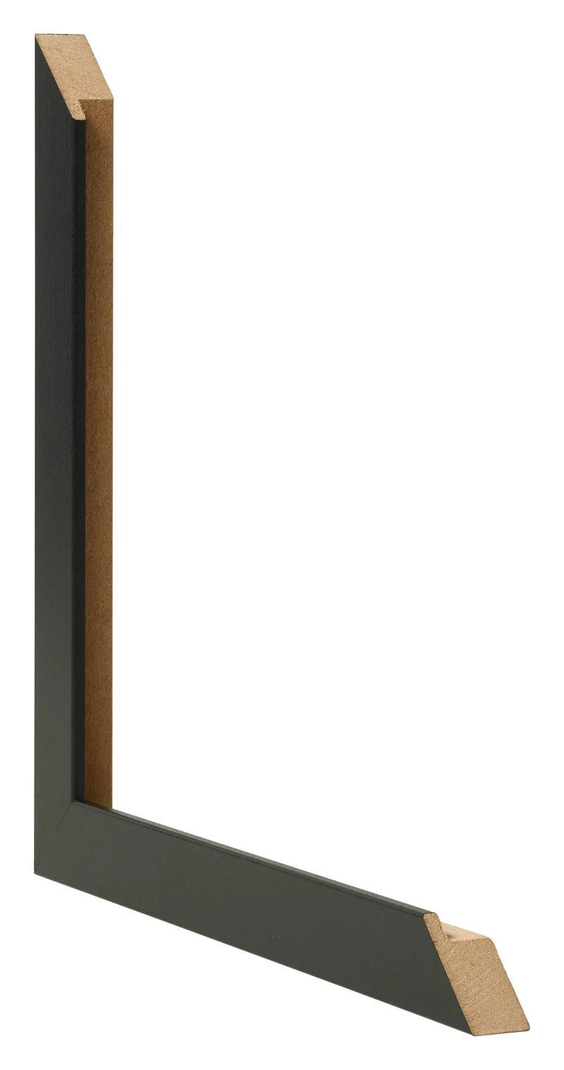 Bilderrahmen 40x45 cm - Schwarz Matt - MDF - Bologna