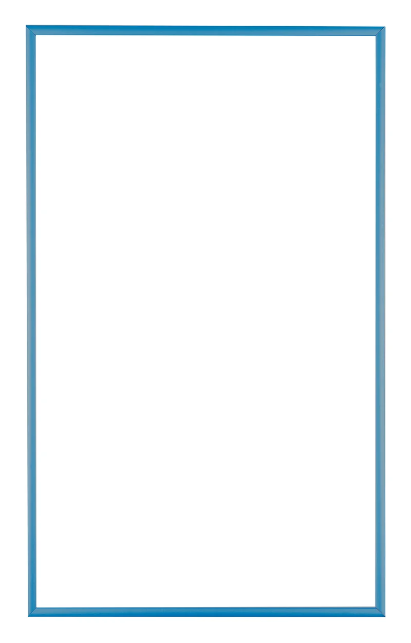 Bilderrahmen 33x48 cm - Stahl Blau - Aluminium - Kent