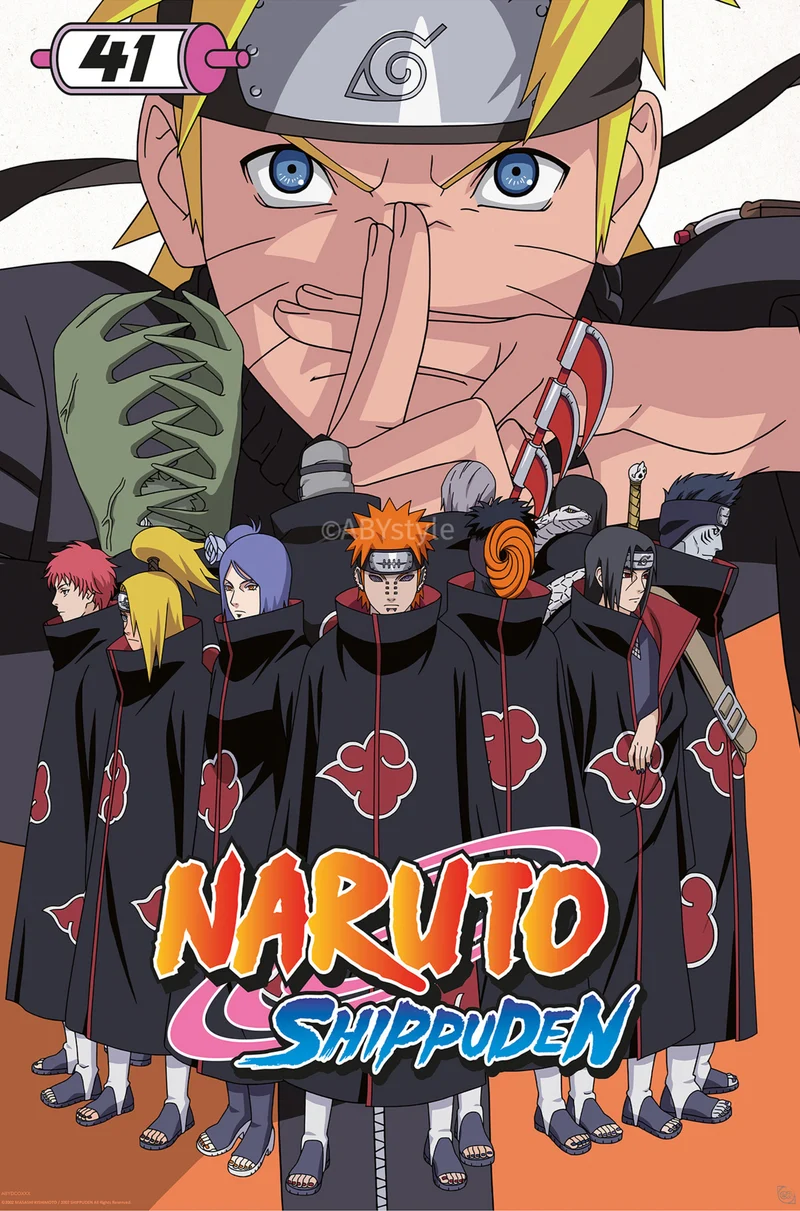 Poster Naruto Shippuden - Manga cover 61x91,5cm