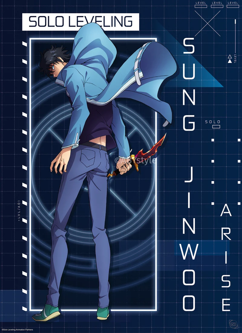 Poster Solo Leveling - Jinwoo Arise 61x91,5cm