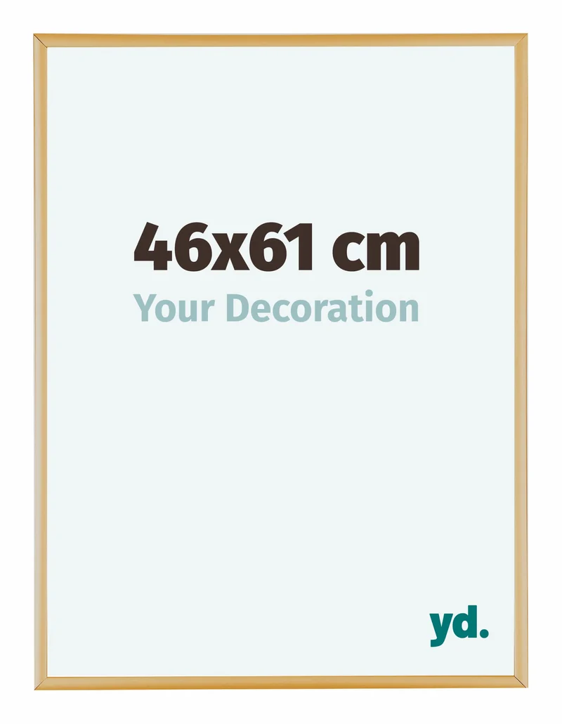 Bilderrahmen 46x61 cm - Gold Vintage - Aluminium - Kent