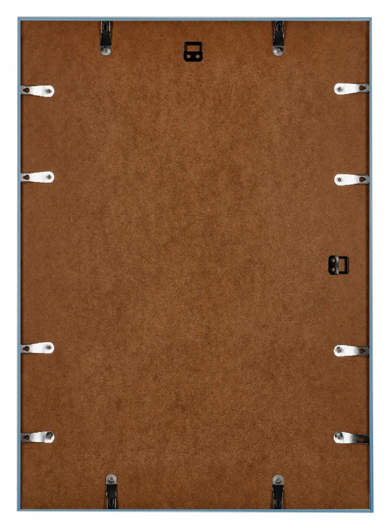 Bilderrahmen A2 - 42x59,4 cm - Stahl Blau - Aluminium - Kent