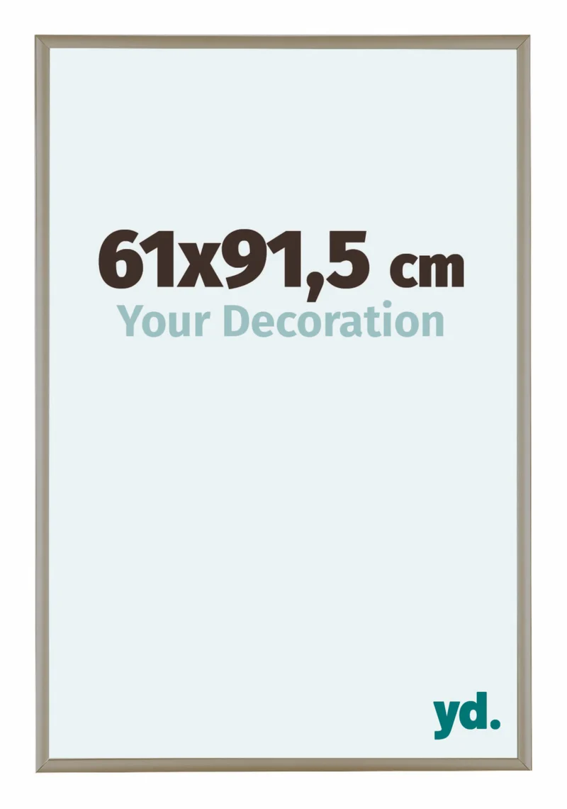 Bilderrahmen 61x91,5 cm - Champagner - Aluminium - Kent