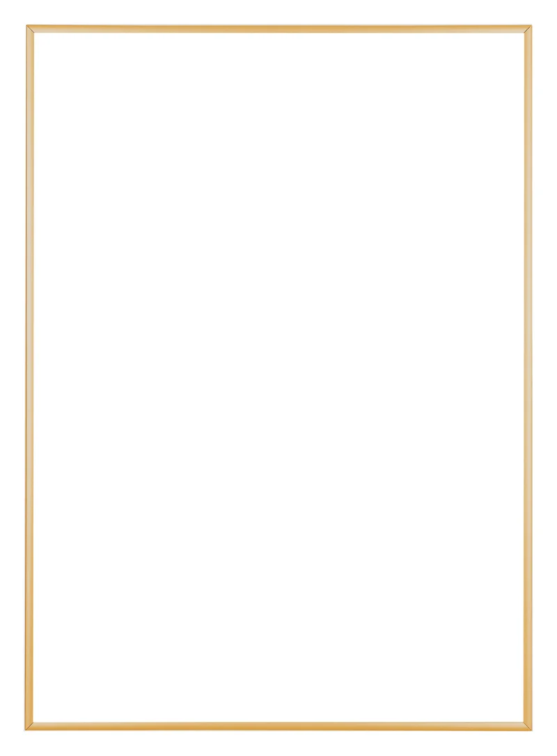 Bilderrahmen 35x50 cm - Gold Vintage - Aluminium - Kent