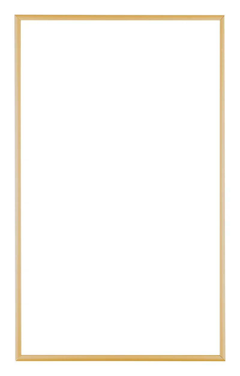 Bilderrahmen 33x48 cm - Gold Vintage - Aluminium - Kent