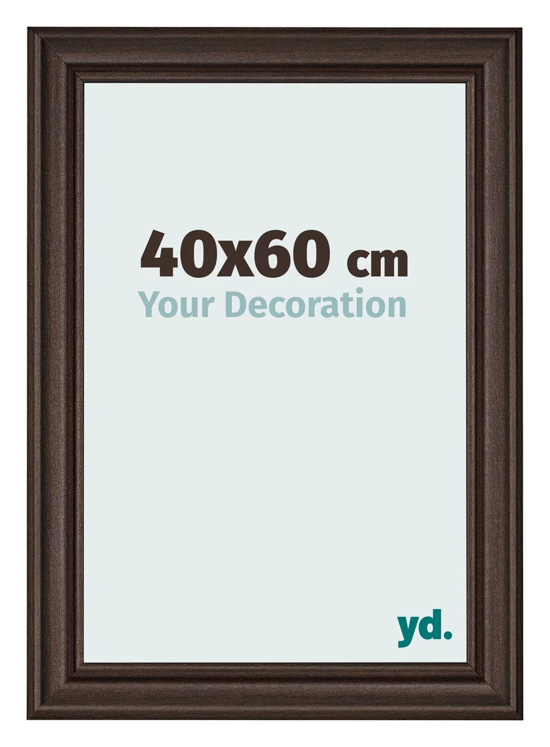 Bilderrahmen 40x60 cm - Eiche Dunkel - MDF - Lazio