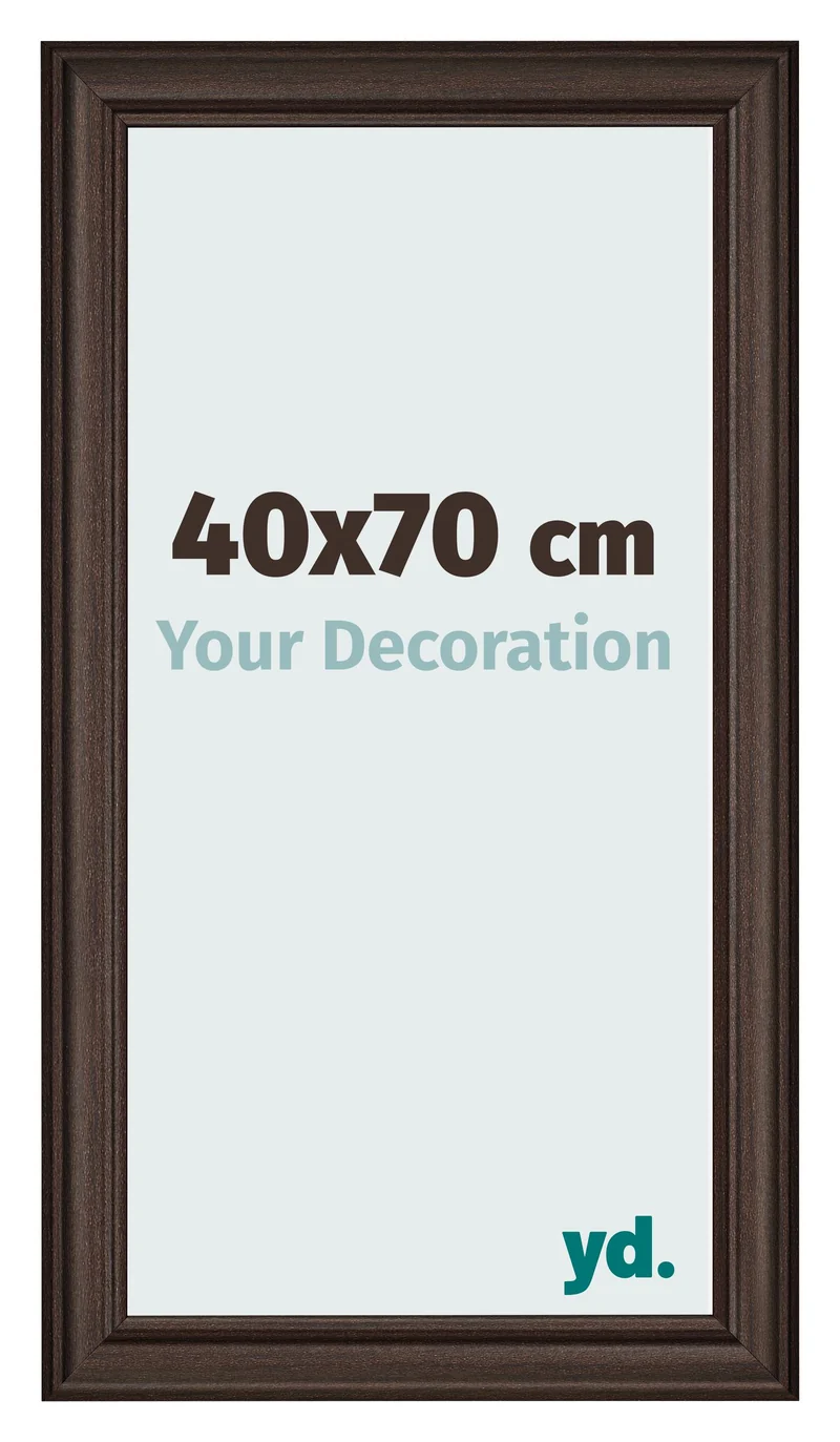 Bilderrahmen 40x70 cm - Eiche Dunkel - MDF - Lazio