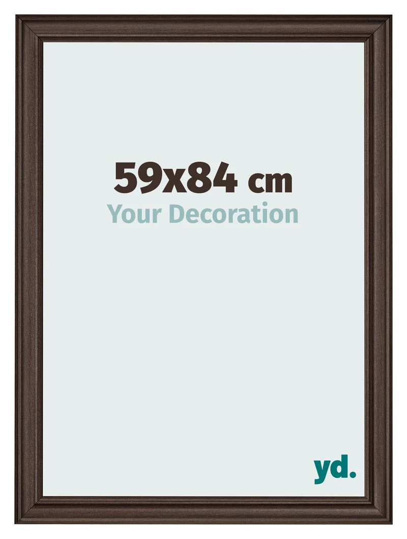 Bilderrahmen 59x84 cm - Eiche Dunkel - MDF - Lazio