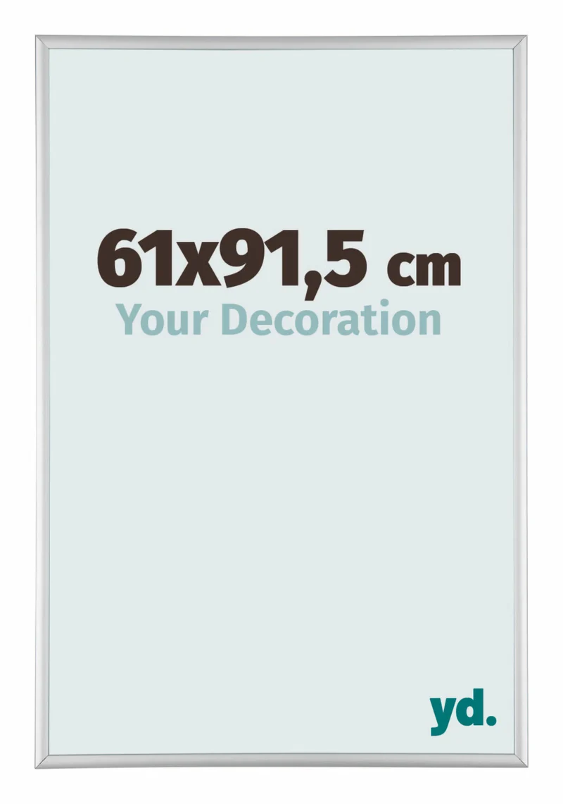 Bilderrahmen 61x91,5 cm - Silber Matt - Aluminium - Kent