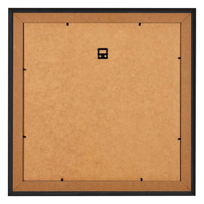 Bilderrahmen 35x35 cm - Schwarz Gemasert - MDF - Lazio