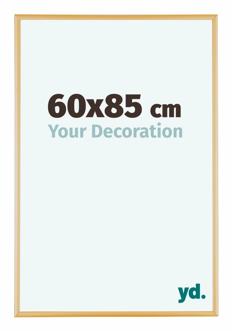 Bilderrahmen 60x85 cm - Gold Vintage - Aluminium - Kent