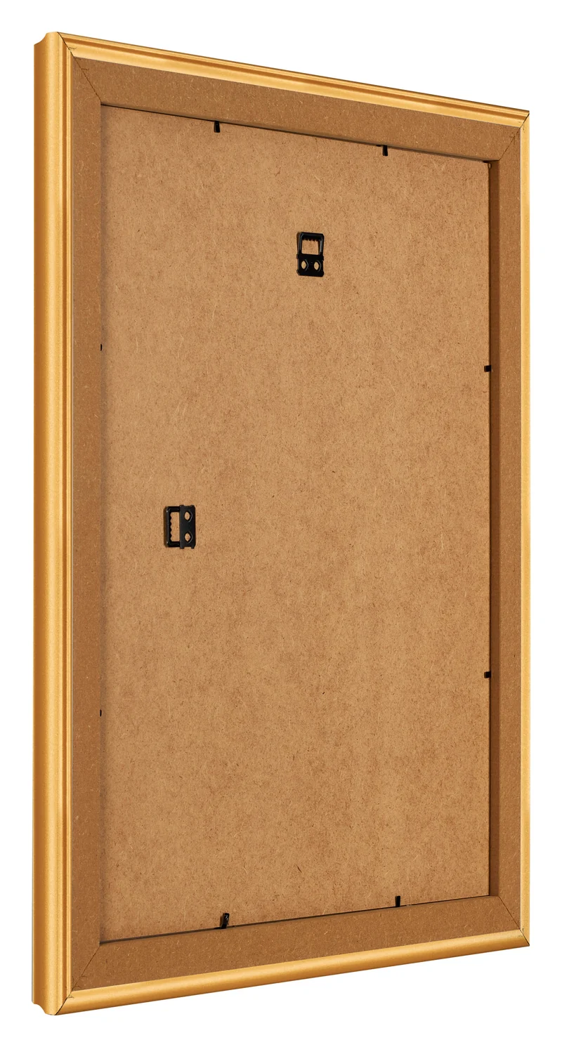 Bilderrahmen 36x49 cm - Gold Matt - MDF - Lazio