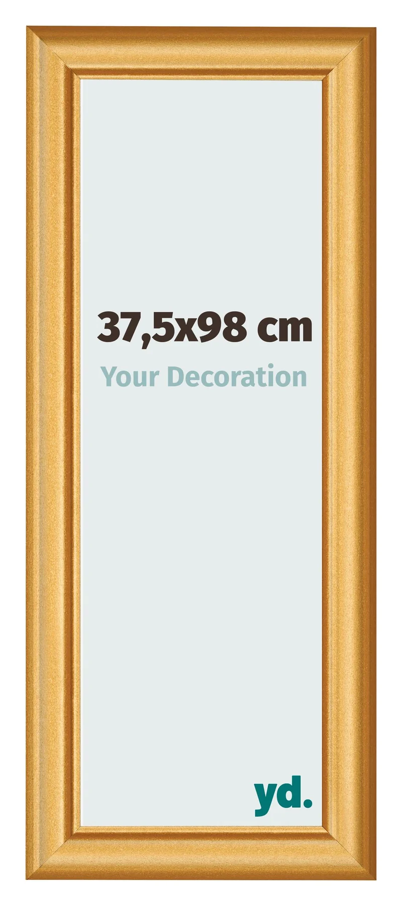 Bilderrahmen 37,5x98 cm - Gold Matt - MDF - Lazio