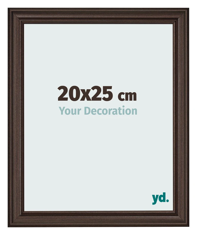 Bilderrahmen 20x25 cm - Eiche Dunkel - MDF - Lazio