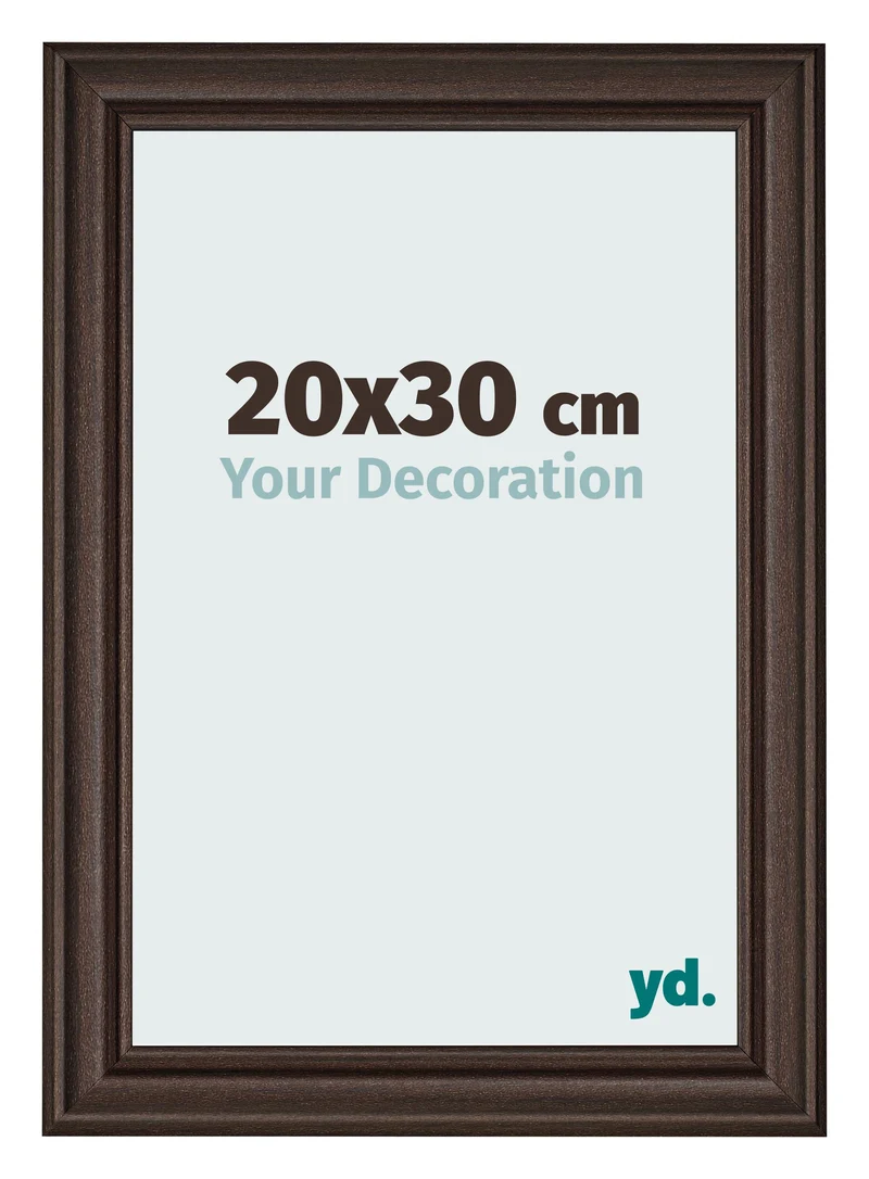 Bilderrahmen 20x30 cm - Eiche Dunkel - MDF - Lazio