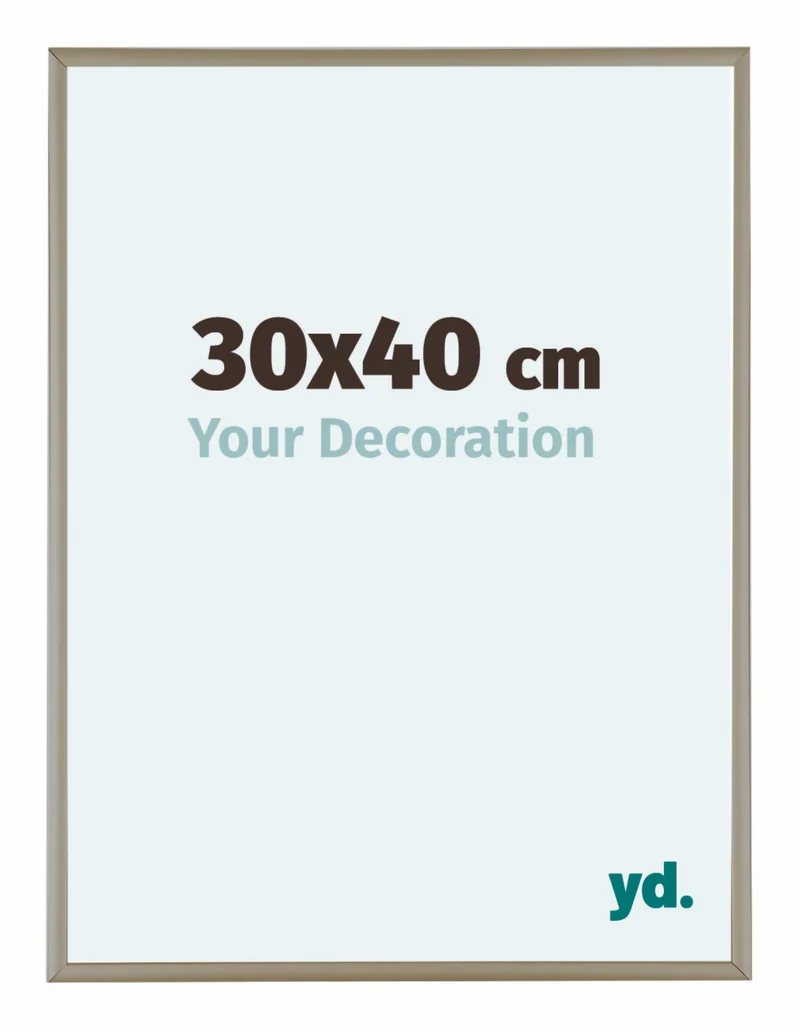 Bilderrahmen 75x98 cm - Champagner - Aluminium - Kent