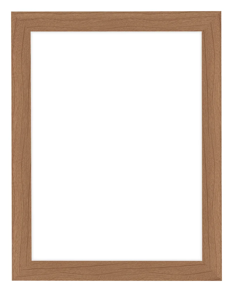 Bilderrahmen 46x61 cm - Nussbaum Hell - MDF - Como