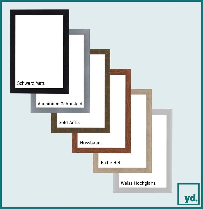 Bilderrahmen A3 - 29,7x42 cm - Eisen Gewischt - MDF - Como