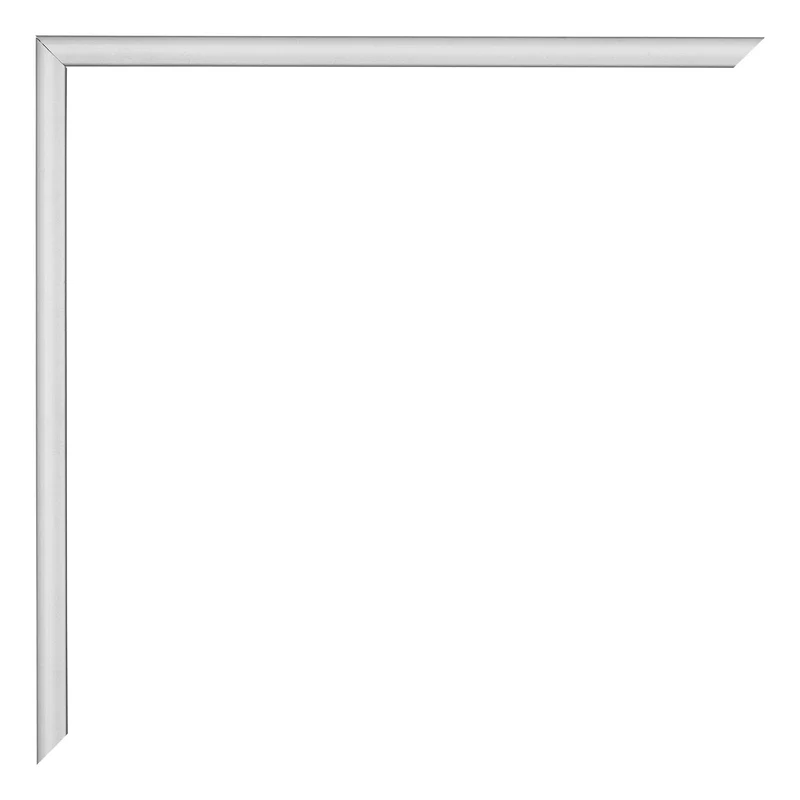 Bilderrahmen 70x70 cm - Silber Matt - Aluminium - Kent