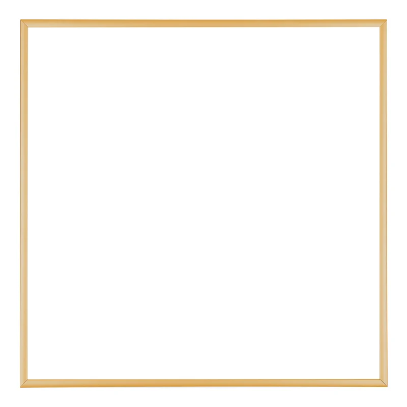 Bilderrahmen 45x45 cm - Gold Vintage - Aluminium - Kent
