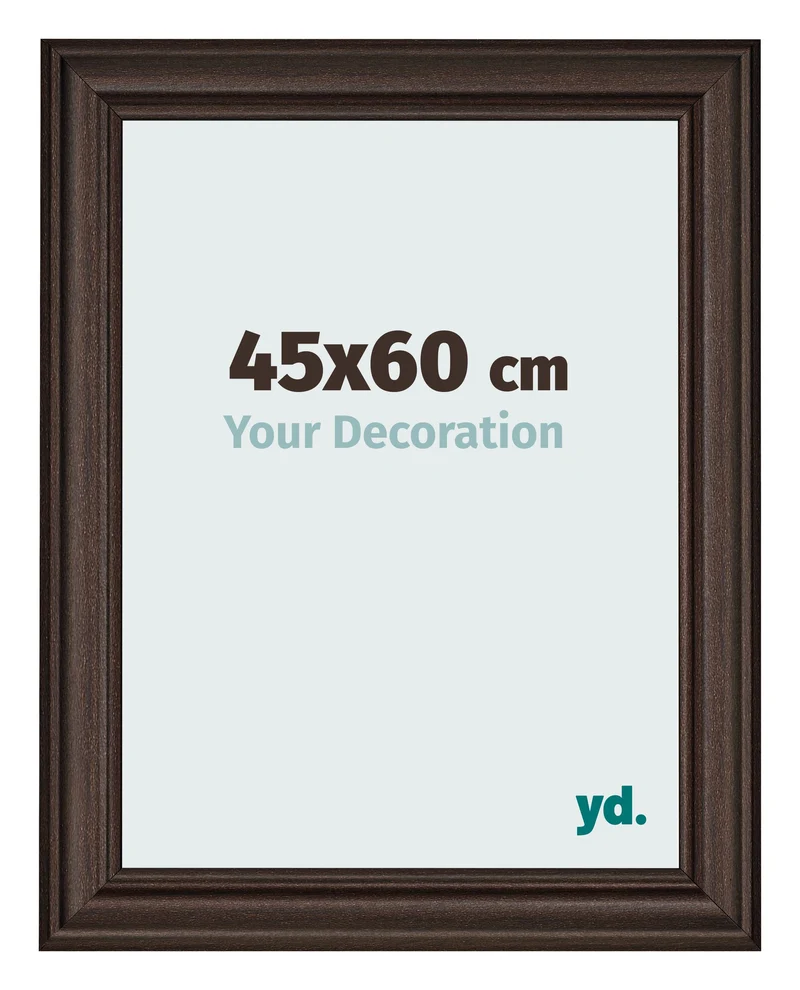 Bilderrahmen 45x60 cm - Eiche Dunkel - MDF - Lazio