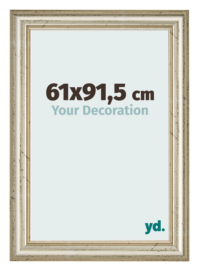 Bilderrahmen 61x91,5 cm - Metallglanz - MDF - Lazio