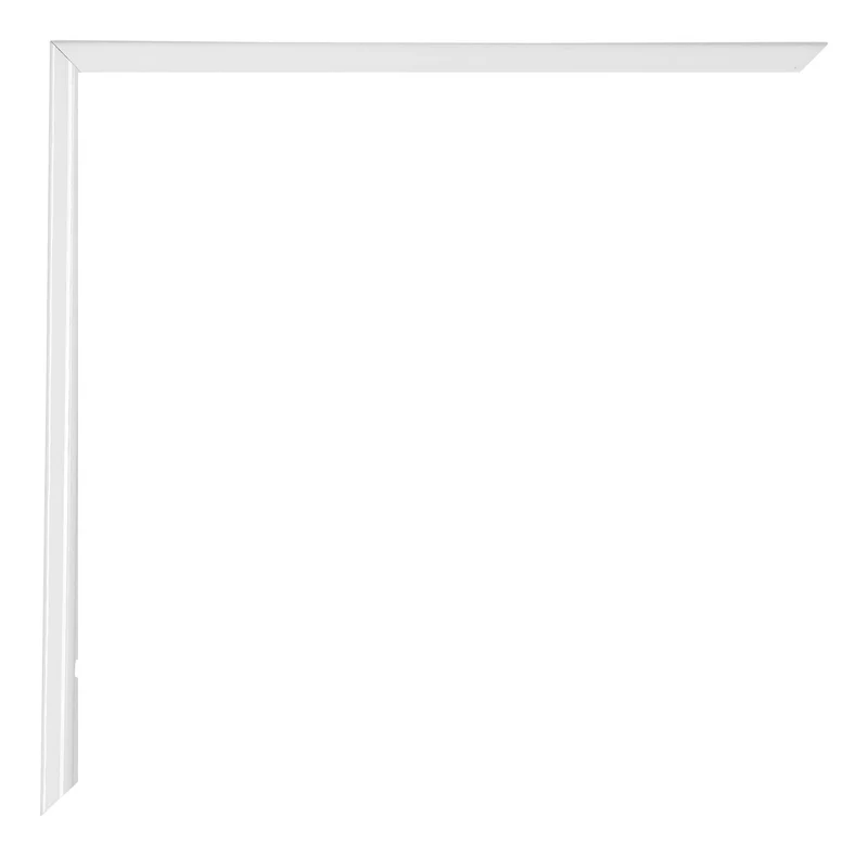 Bilderrahmen 70x90 cm - Weiß Hochglanz - Kunststoff - Evry