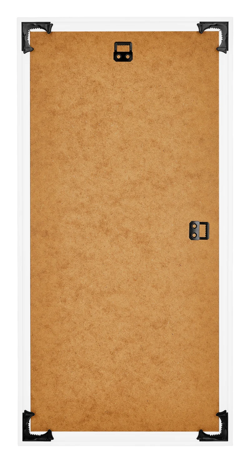 Bilderrahmen 30x60 cm - Weiß Hochglanz - Kunststoff - Evry