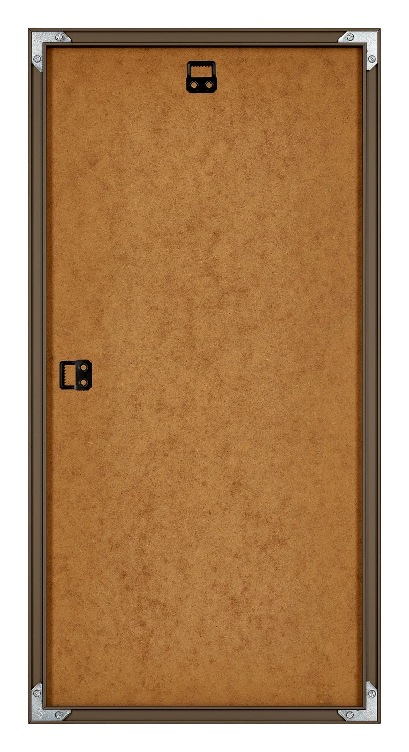 Bilderrahmen 50x100cm Nussbaum Struktur Aluminium New York