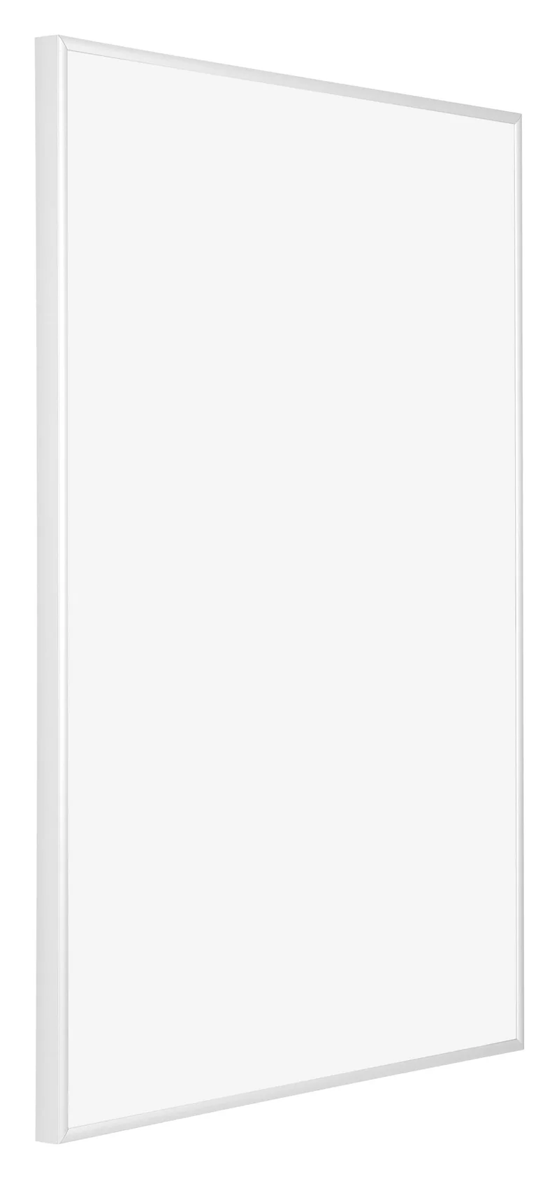 Bilderrahmen 68x98 cm - Weiss Hochglanz - Aluminium - Kent