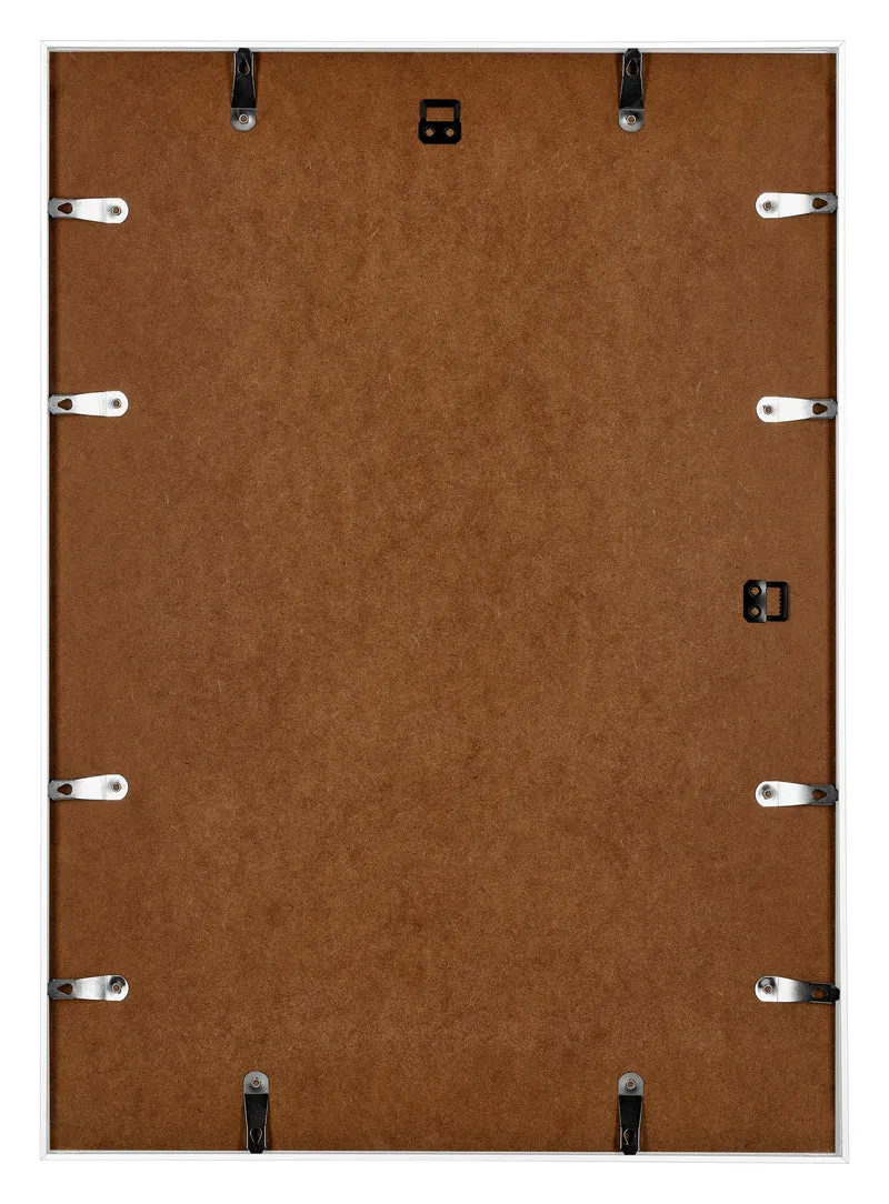 Bilderrahmen 68x98 cm - Weiss Hochglanz - Aluminium - Kent