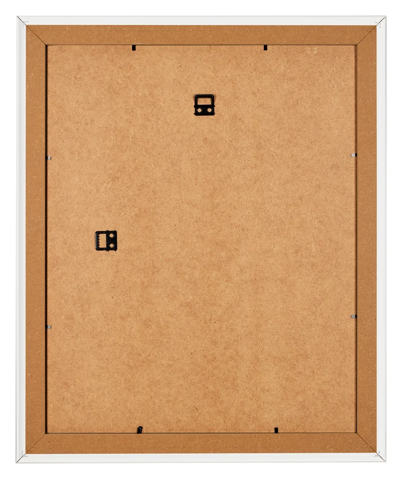 Bilderrahmen 25x30 cm - Weiß Gemasert - MDF - Lazio