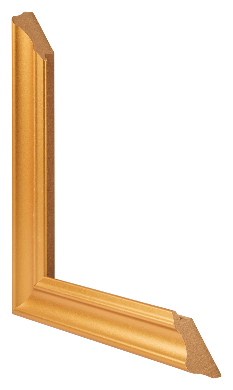 Bilderrahmen 50x75 cm - Gold Matt - MDF - Lazio