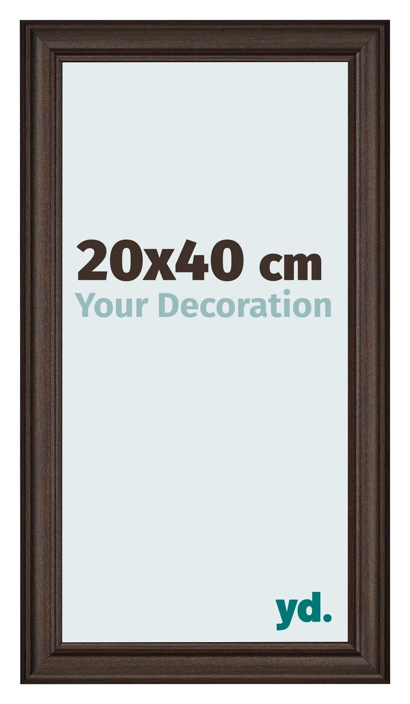 Bilderrahmen 20x40 cm - Eiche Dunkel - MDF - Lazio