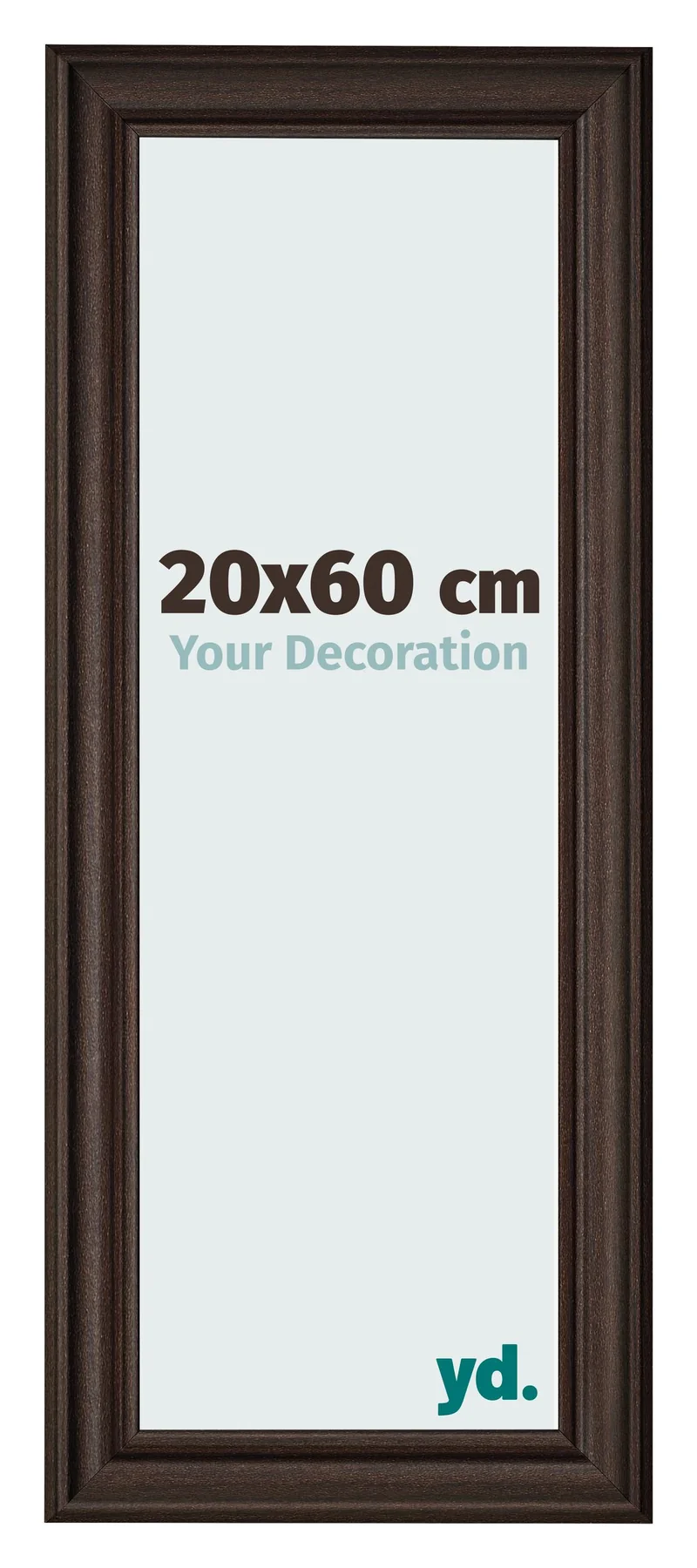 Bilderrahmen 20x60 cm - Eiche Dunkel - MDF - Lazio