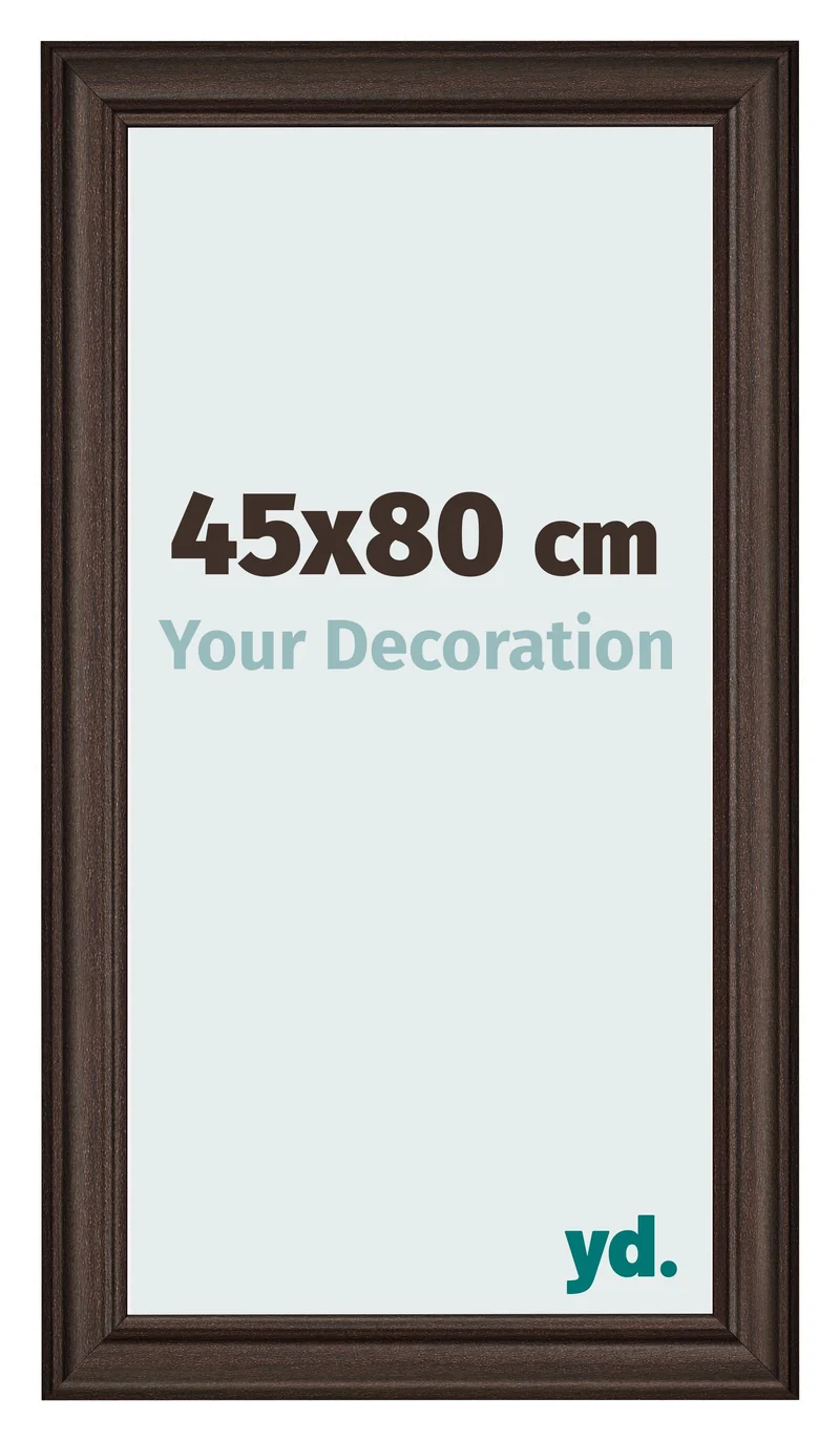 Bilderrahmen 45x80 cm - Eiche Dunkel - MDF - Lazio