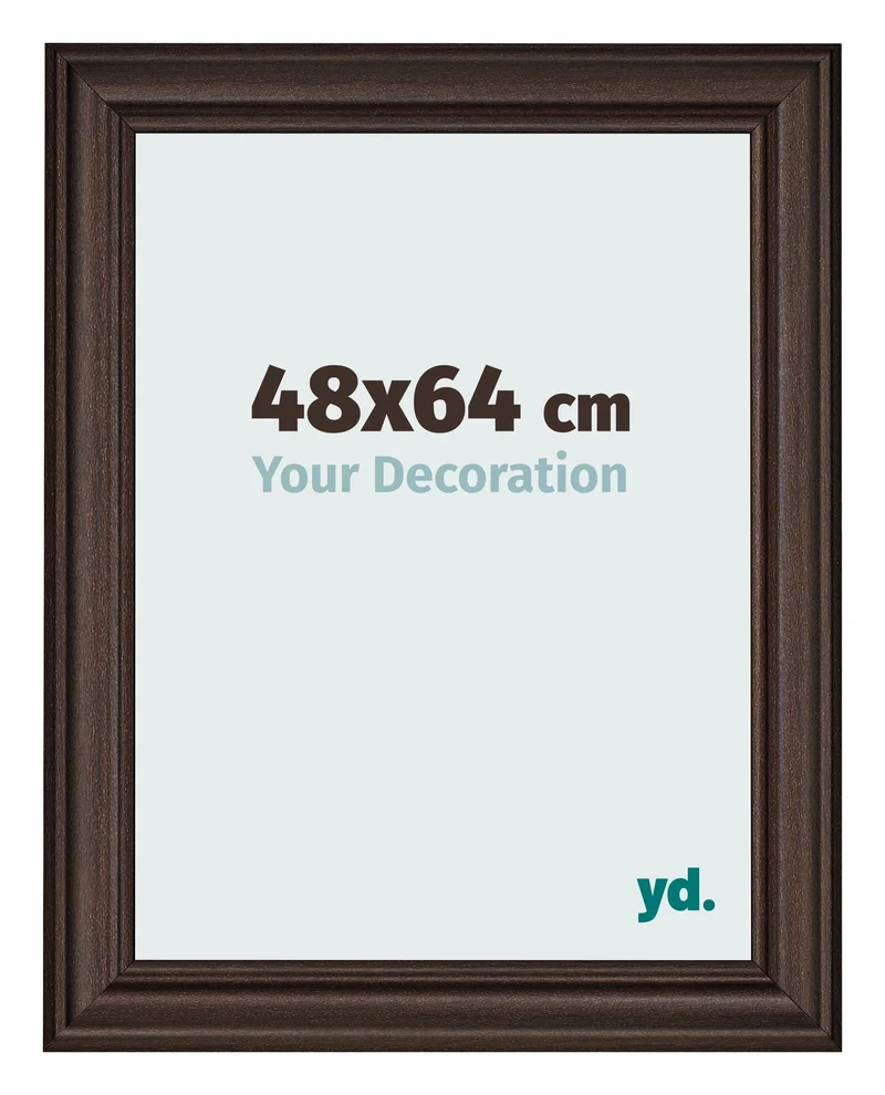 Bilderrahmen 48x64 cm - Eiche Dunkel - MDF - Lazio