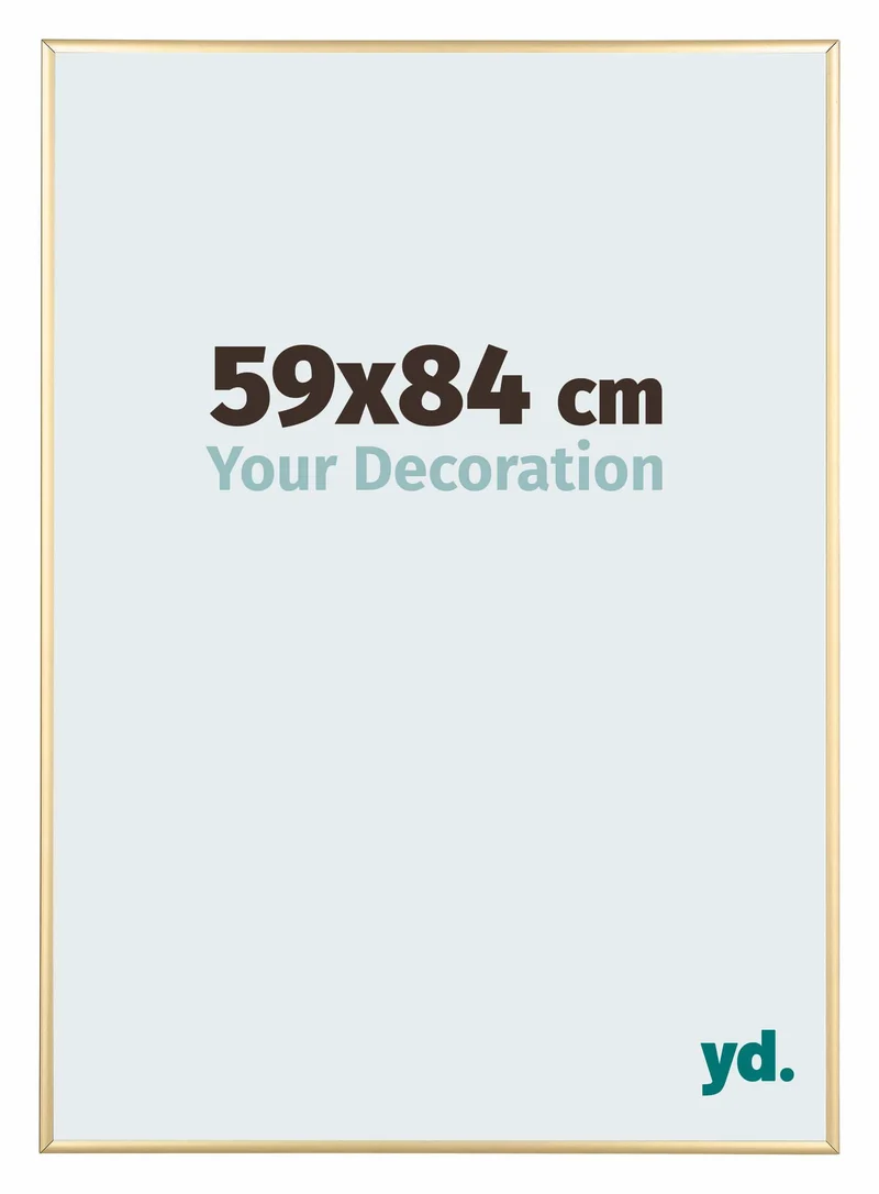Bilderrahmen 59x84 cm - Gold - Aluminium - Kent