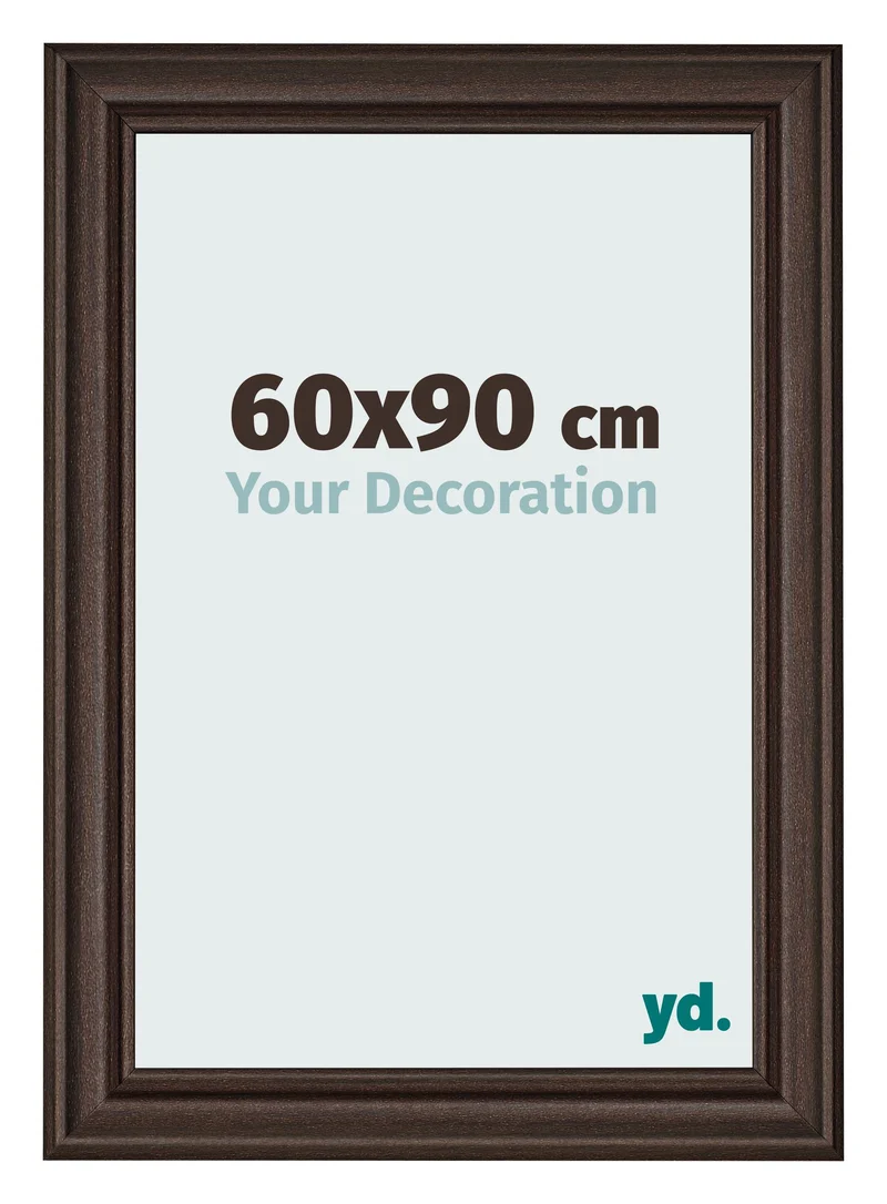 Bilderrahmen 60x90 cm - Eiche Dunkel - MDF - Lazio